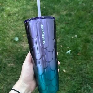 Starbucks Iridescent Purple and Teal stainless steel Tumbler